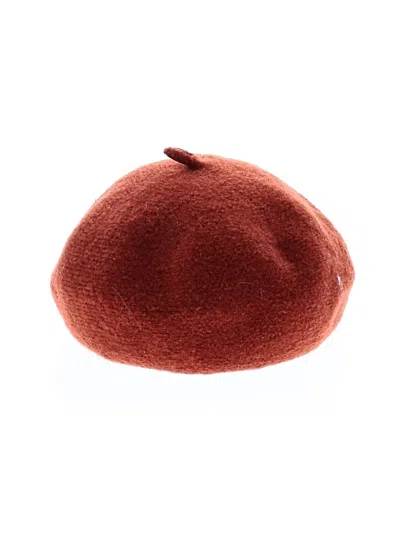 Pre-owned Unbranded Hat In Burgundy