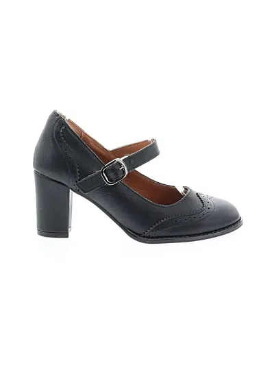 Pre-owned Unbranded Heels In Black