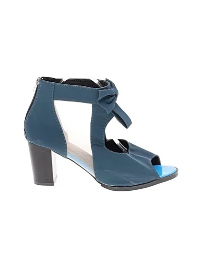Pre-owned Unbranded Heels In Blue