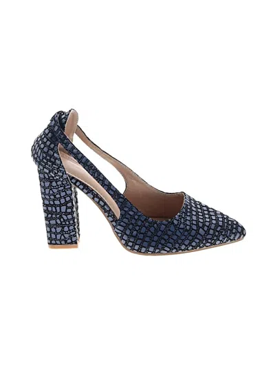 Pre-owned Unbranded Heels In Blue