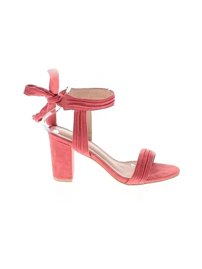 Pre-owned Unbranded Heels In Pink