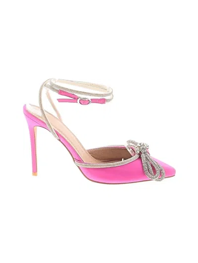 Pre-owned Unbranded Heels In Pink