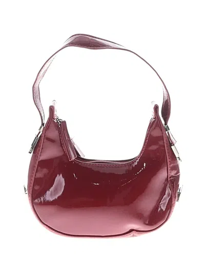 Pre-owned Unbranded Hobo Bag In Burgundy
