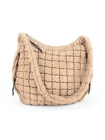 Pre-owned Unbranded Hobo Bag In Tan