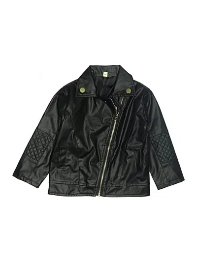 Pre-owned Unbranded Kids' Jacket In Black