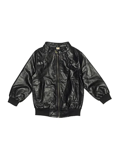 Pre-owned Unbranded Kids' Jacket In Black
