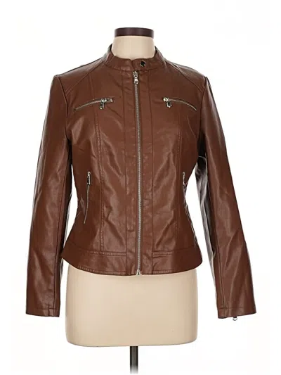 Pre-owned Unbranded Jacket In Brown