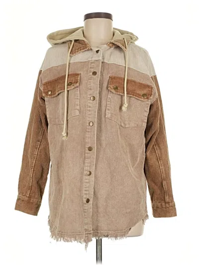 Pre-owned Unbranded Jacket In Brown