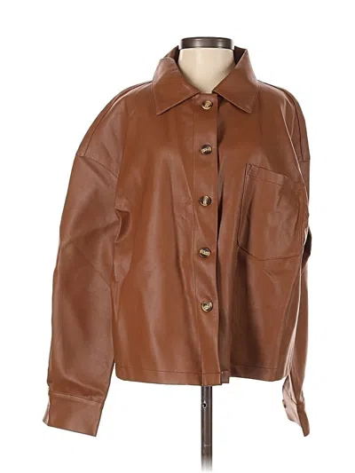 Pre-owned Unbranded Jacket In Brown
