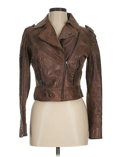 Pre-owned Unbranded Jacket In Brown
