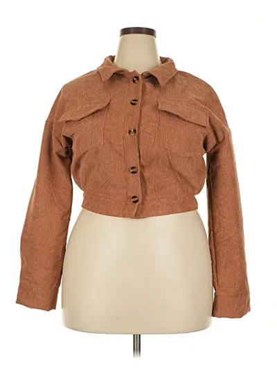 Pre-owned Unbranded Jacket In Brown