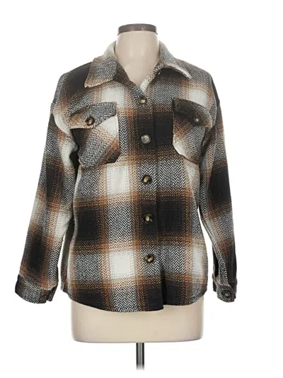 Pre-owned Unbranded Jacket In Brown