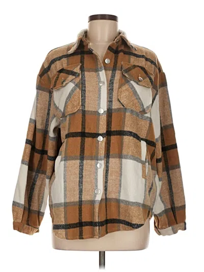 Pre-owned Unbranded Jacket In Brown