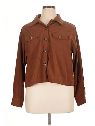 Pre-owned Unbranded Jacket In Brown
