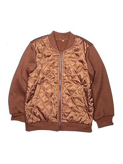 Pre-owned Unbranded Kids' Jacket In Brown