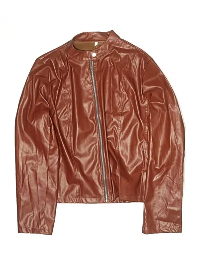 Pre-owned Unbranded Kids' Jacket In Brown