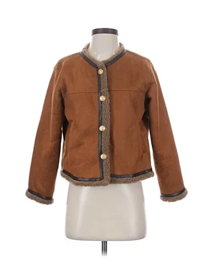 Pre-owned Unbranded Jacket In Brown