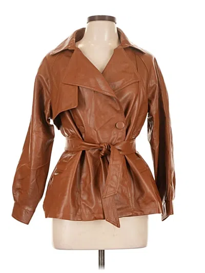 Pre-owned Unbranded Jacket In Brown