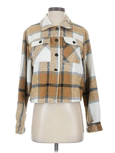 Pre-owned Unbranded Jacket In Brown