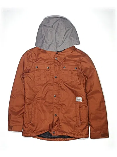 Pre-owned Unbranded Kids' Jacket In Brown