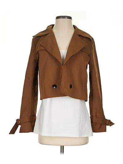 Pre-owned Unbranded Jacket In Brown