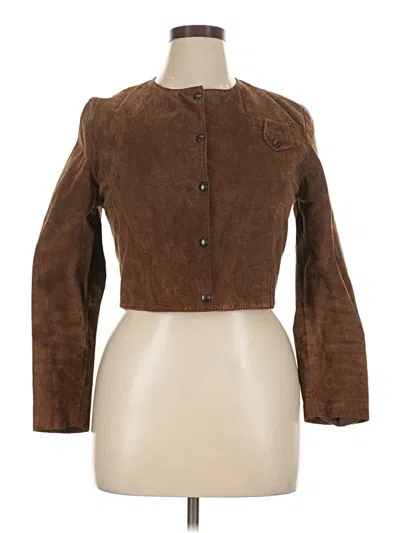 Pre-owned Unbranded Jacket In Brown