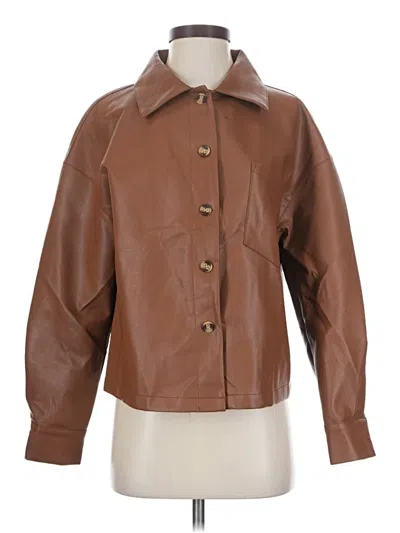 Pre-owned Unbranded Jacket In Brown