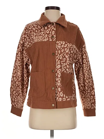 Pre-owned Unbranded Jacket In Brown