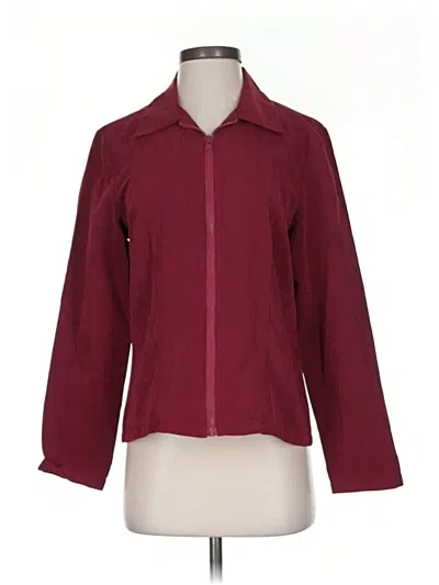 Pre-owned Unbranded Jacket In Burgundy