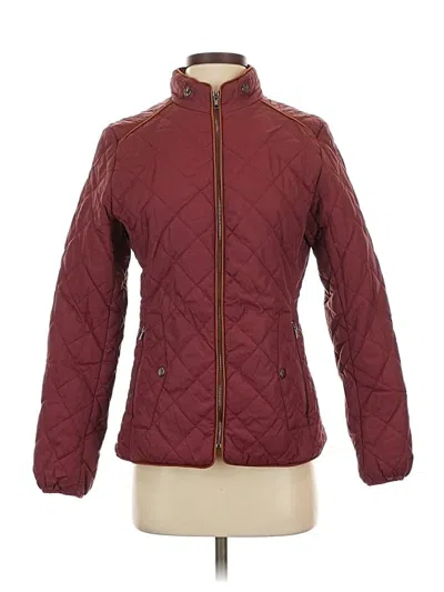 Pre-owned Unbranded Jacket In Burgundy