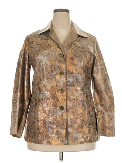 Pre-owned Unbranded Jacket In Gold