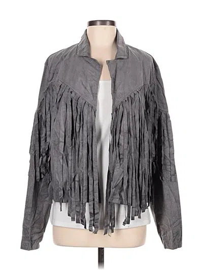 Pre-owned Unbranded Jacket In Gray