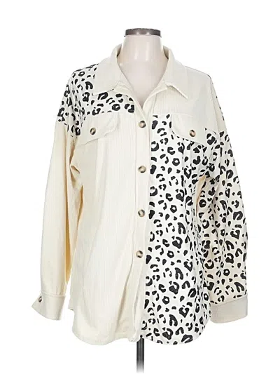 Pre-owned Unbranded Jacket In Ivory