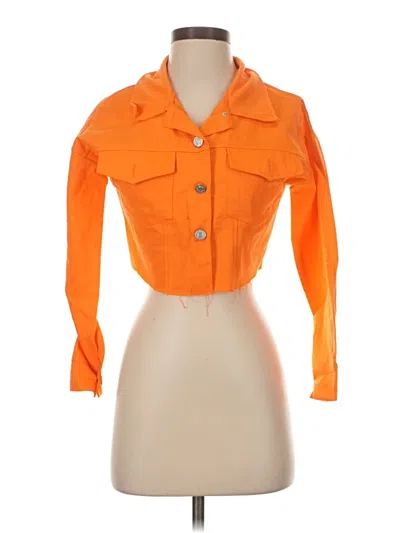 Pre-owned Unbranded Jacket In Orange