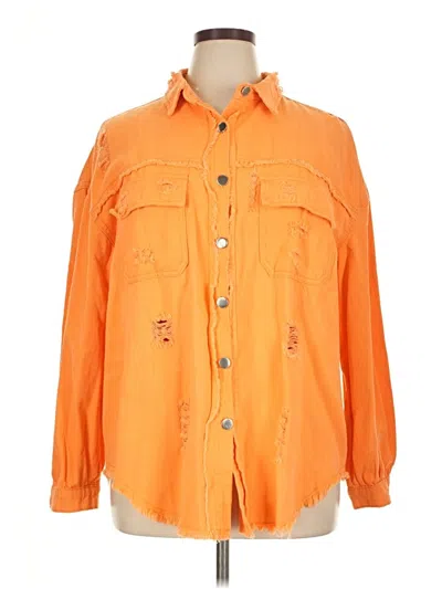 Pre-owned Unbranded Jacket In Orange