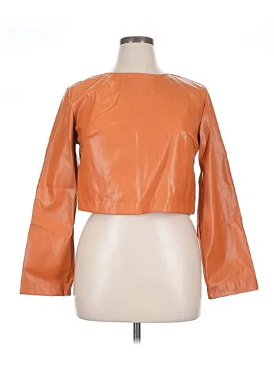 Pre-owned Unbranded Jacket In Orange