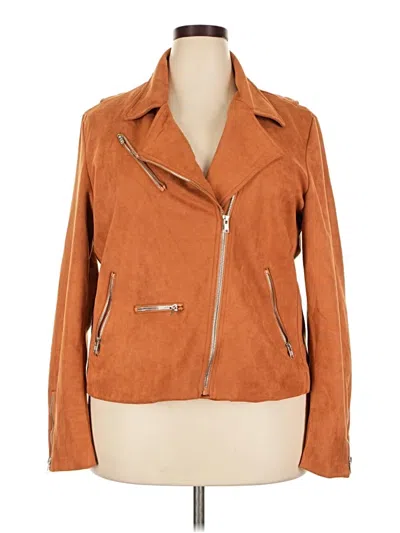 Pre-owned Unbranded Jacket In Orange