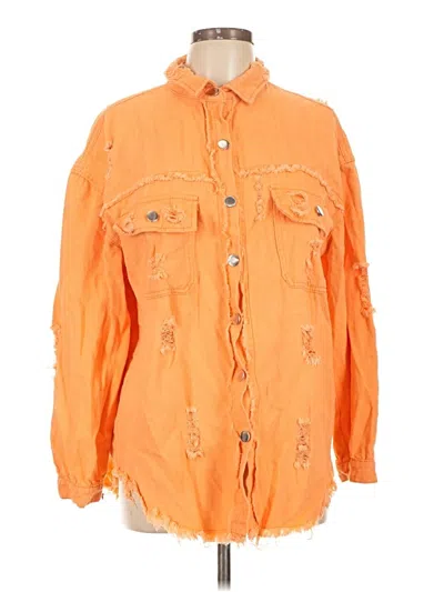 Pre-owned Unbranded Jacket In Orange