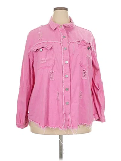 Pre-owned Unbranded Jacket In Pink