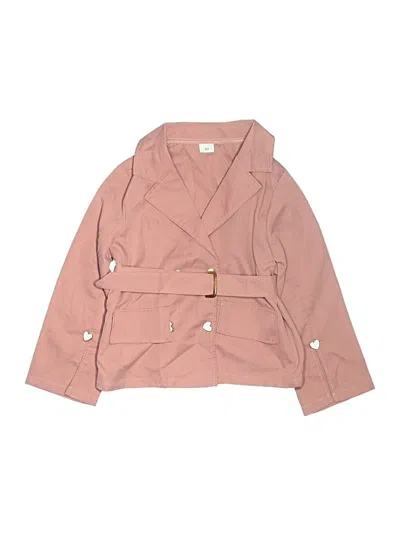 Pre-owned Unbranded Kids' Jacket In Pink