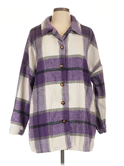 Pre-owned Unbranded Jacket In Purple