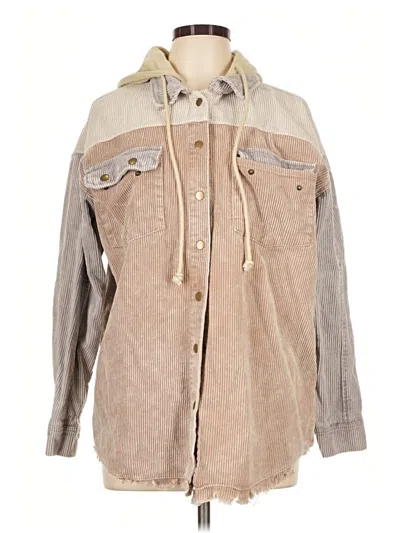 Pre-owned Unbranded Jacket In Tan