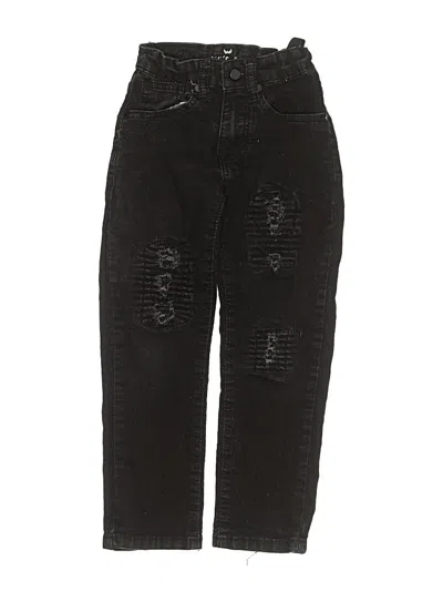 Pre-owned Unbranded Kids' Jeans In Black