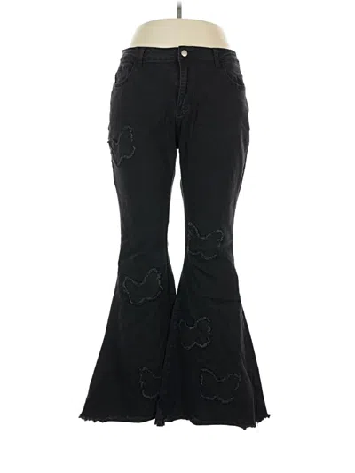 Pre-owned Unbranded Jeans In Black
