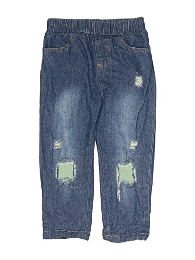 Pre-owned Unbranded Kids' Jeans In Blue