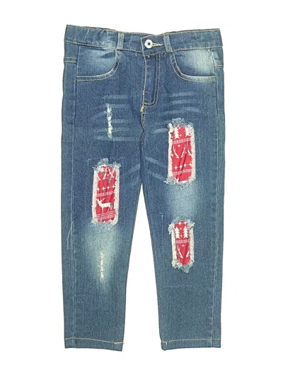 Pre-owned Unbranded Kids' Jeans In Blue
