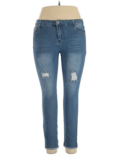 Pre-owned Unbranded Jeans In Blue