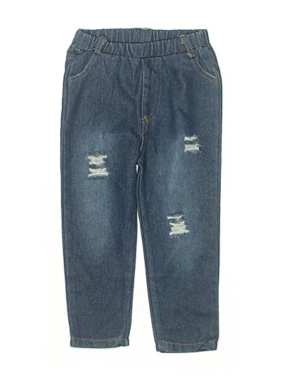 Pre-owned Unbranded Kids' Jeans In Blue
