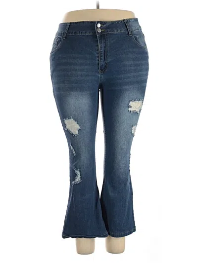 Pre-owned Unbranded Jeans In Blue