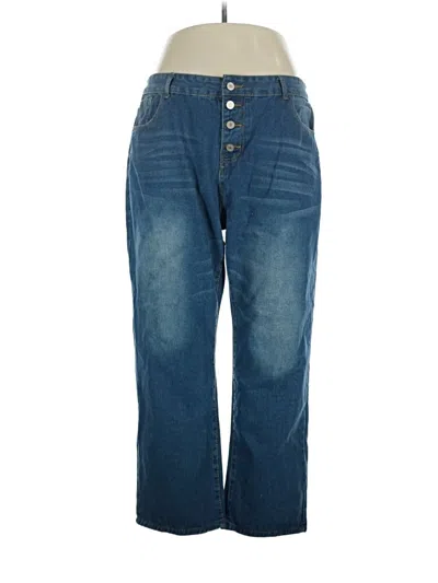 Pre-owned Unbranded Jeans In Blue